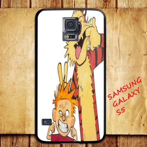 iPhone and Samsung Galaxy - Calvin and Hobbes Cartoon Funny Face Art - Case
