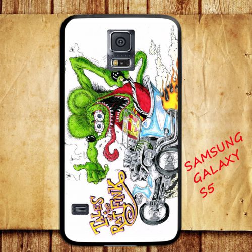 iPhone and Samsung Galaxy - Tales of the Rat Fink Logo Green Mouse - Case