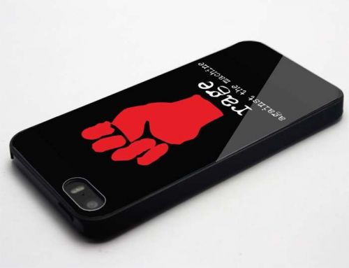 Rage against the Machine Rock Band Logo iPhone 4/4s/5/5s/5C/6 Case Cover th661