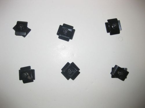 Gridwall Grid Connector Clips lot of 14 Heavy Duty BLACK