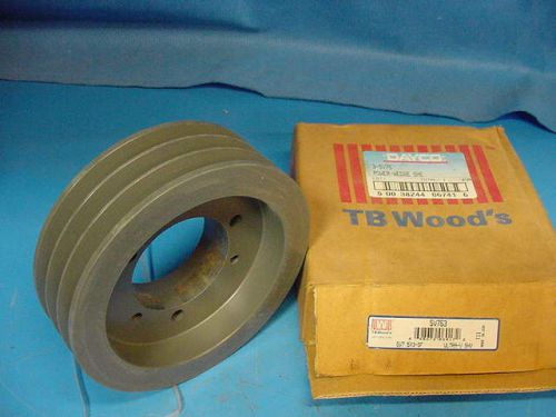 New T B Woods sheave pulley 5V753 3 grove 5/8&#034; belt 7.5&#034; diameter taperlock