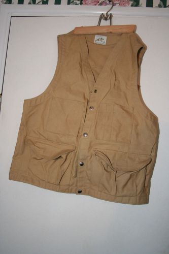 AL-BET Forestry or Timber Cruiser&#039;s Vest - New - LARGE -  Tin Cloth