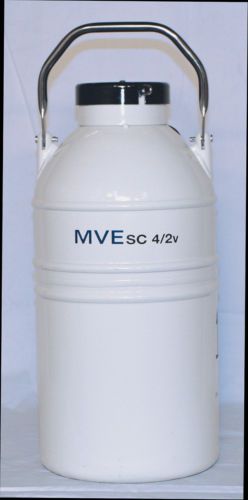 Mve semen tank -  liquid nitrogen dewar -vapor shipper - 4/2v for sale