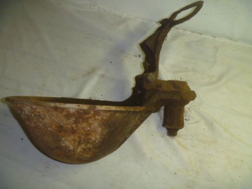 Antique Cast Iron LOUDEN Livestock Waterer Steampunk