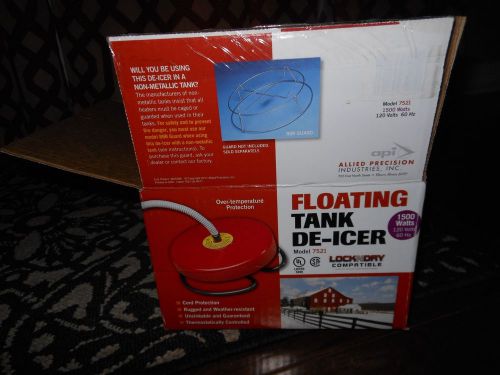 1500 WATT ALLIED PRECISION 7521 FLOATING DE-ICER FOR WATER TANKS OR PONDS