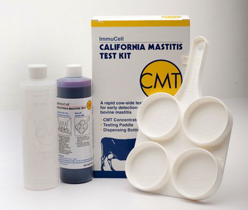 Cmt mastitis test kit liquid paddle bottle dairy nwt for sale