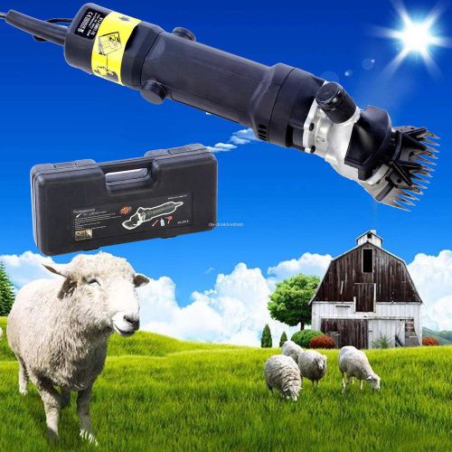 320W Electric Sheep Shearing Clipper Shear Sheep Goats Alpaca Farm Shears + DVD