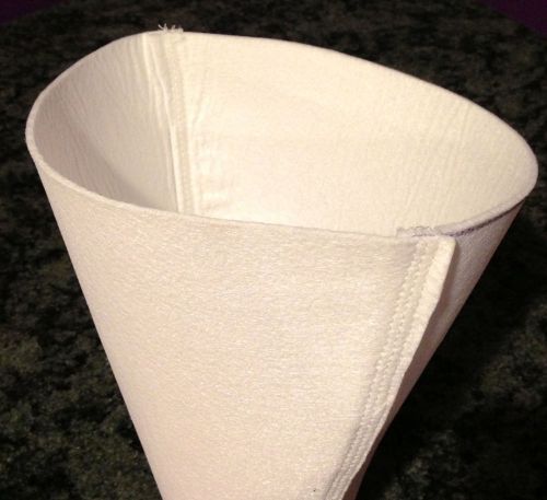 MAPLE SYRUP FILTER CONE - SYNTHETIC ORLON - 3 QUART - FOOD SAFE FILTERS