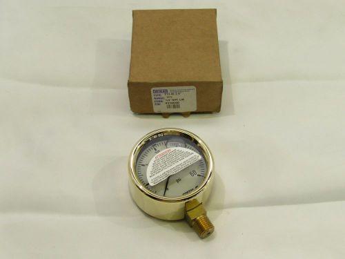 Wika 9310690/213.40 pressure gauge 2.5&#034; 60psi 1/4&#034;npt lm liquid filled ***nib*** for sale