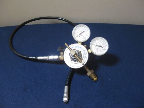 Fisher scientific regulator (fs-100) 200 psi/ 4000 psi gauge, 14 days warranty for sale