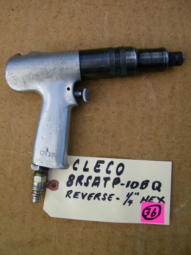 CLECO -PNEUMATIC PISTOL NUTRUNNER 8RSATP-10BQ,REVERSE,1/4&#034; HEX. USED