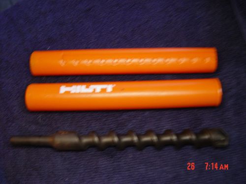 Nos hilti bit te 3/4&#034; x 8&#034; sds plus masonry carbide bit made in usa with tube for sale