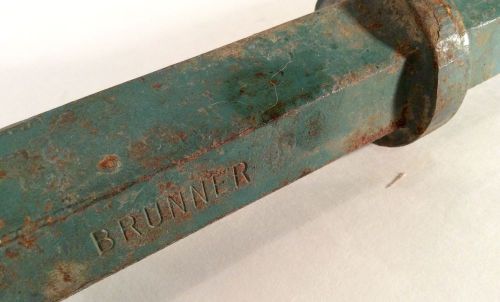 Brunner 1 1/8&#034; jack hammer drill bit wedge chisel 3&#034; wide for sale