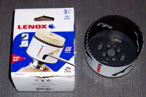 Lenox tools 3005656l 3-1/2&#034; bi-metal speed slot hole saw for sale