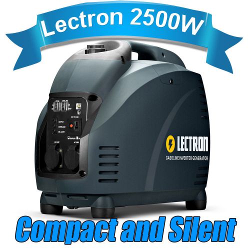 Lectron 2500w portable digital inverter generator le2500 silent type for sale