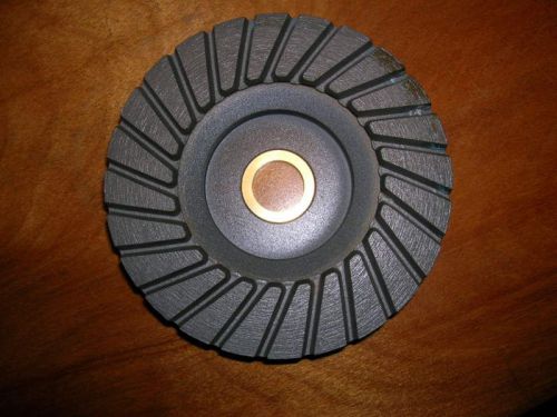 4&#034; Spiral Turbo Diamond Vantage Cup Wheel Grinder Concrete FINE 100 120 Grit