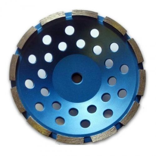 7 inch single row grinding cup wheel, 5/8-11 thread hole,for concrete grit 30~40 for sale