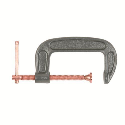 Lincoln electric kh907 steel c-clamp  5&#034; jaw width  gray (pack of 1) for sale