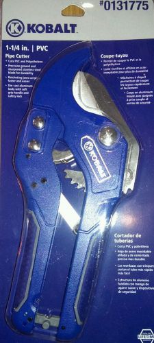 Kobalt 1 1/4&#034; PVC &amp; Poly Ratcheting Pipe Cutter Tool #43048---------BEST DEAL!!!