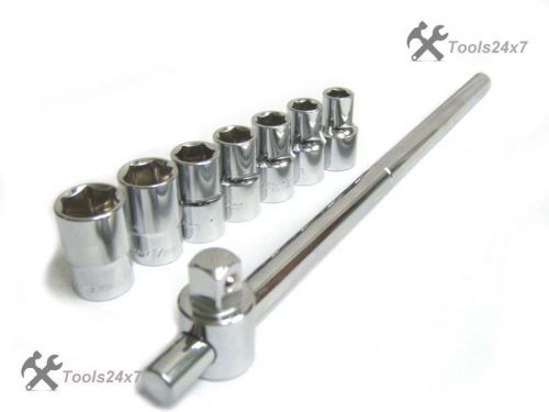 Metric socket set c/w t sliding bar and 1/2&#034; - 3/8&#034; drive @ tools24x7 for sale