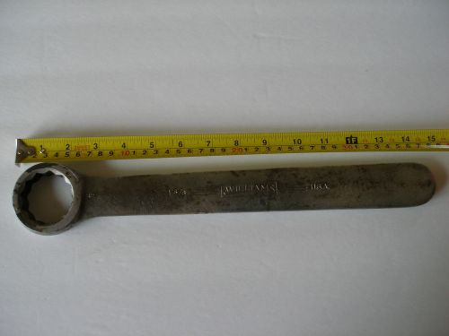 WILLIAMS # 1810 Superrench 1 5/8&#034; Alloy Box End Wrench Tool USA 15&#034; Length