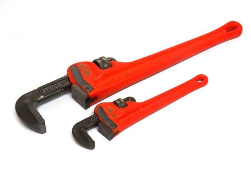 NOS Ridgid Heavy Duty Pipe Wrench 18&#034; and 10&#034;  ................(5-3-1)