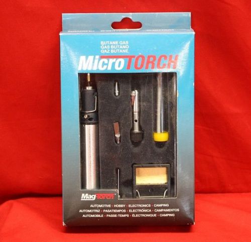 MAG-TORCH MICROTORCH 7 PIECE SOLDERING KIT Micro Torch Butane Gas MT775C
