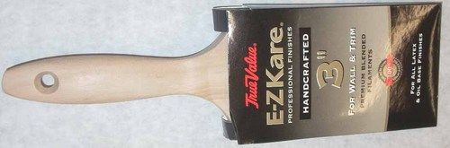 True Value 3&#034; Paint Brush Polyester E-Z Kare Wood Handle