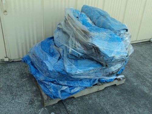Standard poly tarps lot of 10 blue 8 x 10 to 20 x 30 multipurpose waterproof for sale