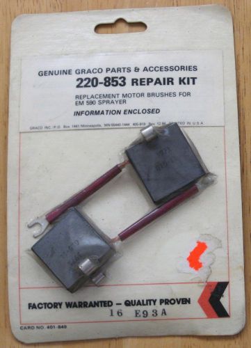 Graco repair kit 220853 220-853 motor brushes for em 590 airless sprayer for sale