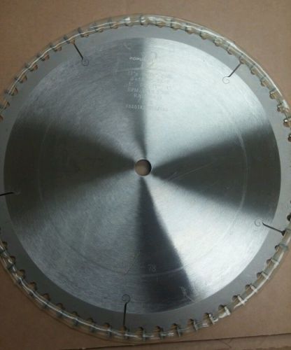 12&#034; x 60 tooth carbide tip saw blade power radial arm circular blade for sale