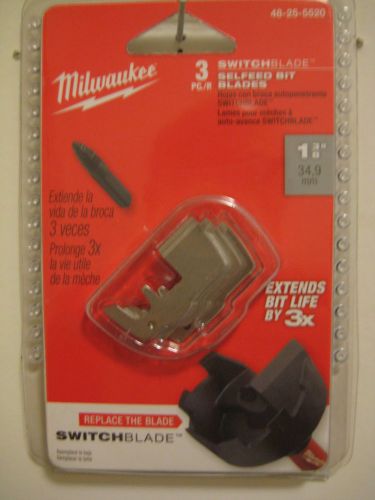 Milwaukee switchblade 1 3/8 inch selfeed bit blades