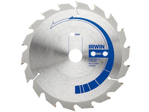 Irwin cordless circular saw blade 136mm x 10mm bore x 18 teeth tct for sale