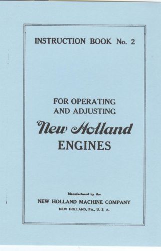 New Holland Gasoline Engine Instruction Manual Hit Miss