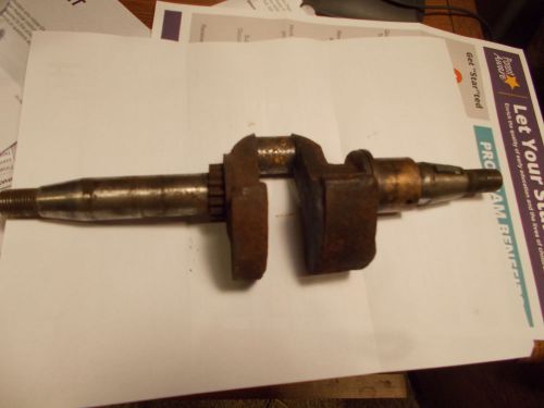 Old antique Briggs FH crankshaft for hit and miss engine collection