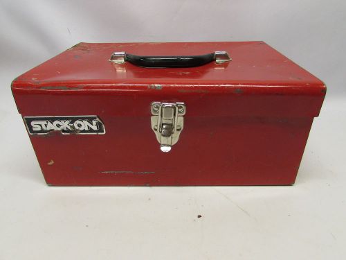 OpenBox Stack-On PORTABLE Multi-Purpose Steel Tool Box Red w/ REMOVABLE INSERT