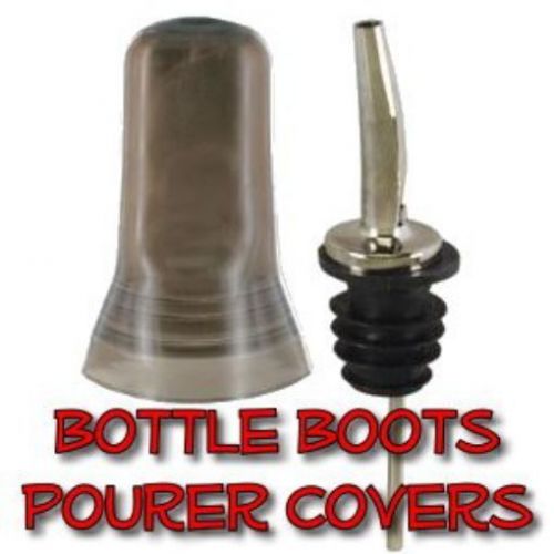 Bottle Boots  bug covers - 12 per package  black- Pourers not included