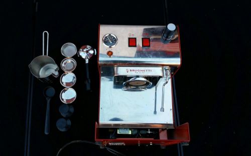 Brugnetti espresso machine orange