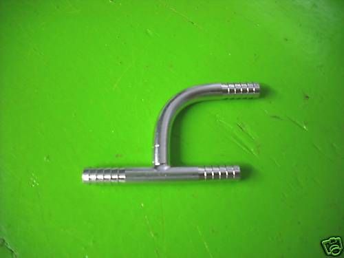 Stainless barb fitting 1/4&#034; y coke part# 16097 for sale