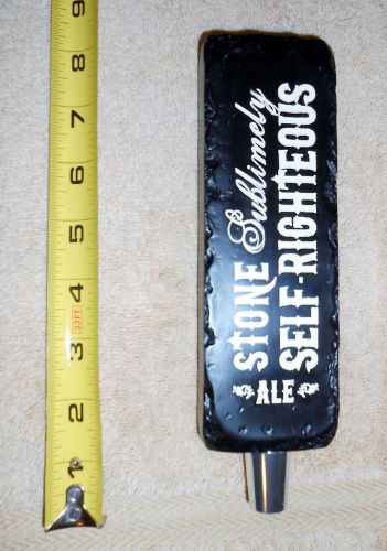 STONE - SUBLIMELY SELF RIGHTEOUS ALE BEER TAP HANDLE, Kegerator, Jobckey Box