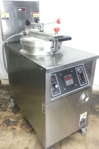 LPF-F48 Electric Pressure Fryer with Filtration System built-in - USED BKI Mfg