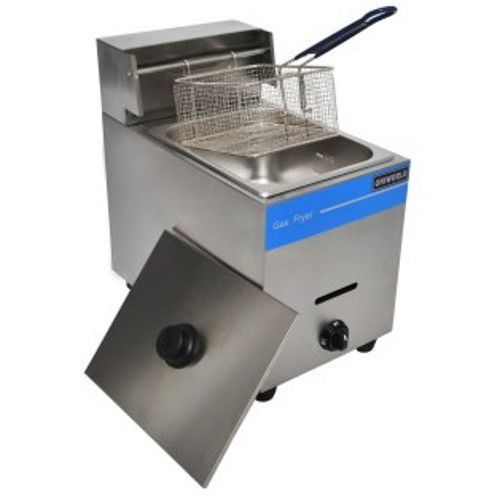 Uniworld UGF-71 Natural Gas NG Fryer Economy 1 Well with 1 Basket