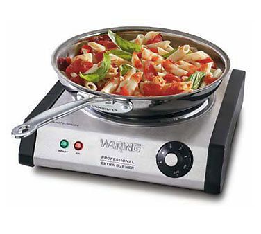 Waring Commercial WEB300 Heavy-Duty Commercial Cast-Iron Single Burner