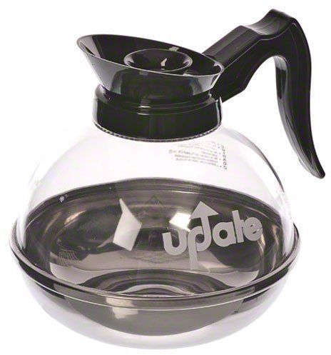 Cd Polycarbonate Decanter For Regular Coffee With Black Handle 64 Ounce