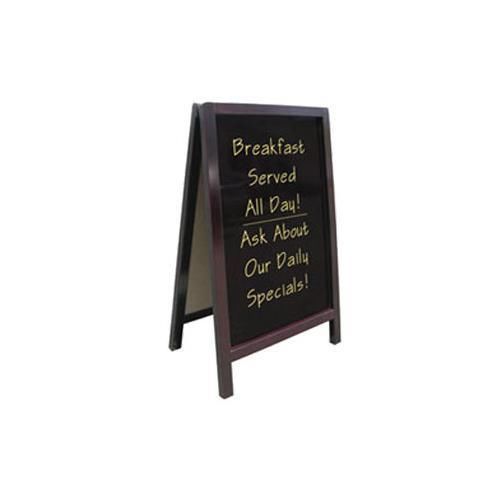 Update Asign-2034 A Style Sign 20&#034; X 34&#034; 4 Markers Wood Frame Non-Magnetic