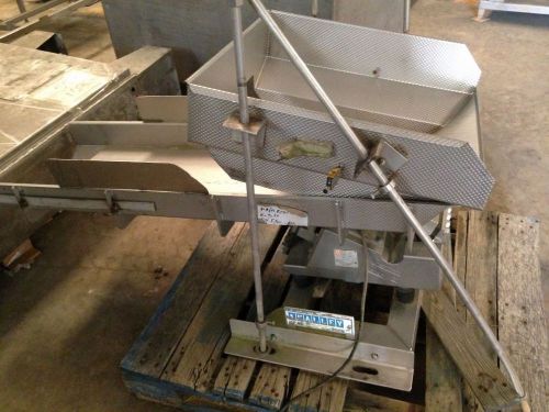 Used Smalley vibratory feed conveyors, suspended system, (qty. 2 units)