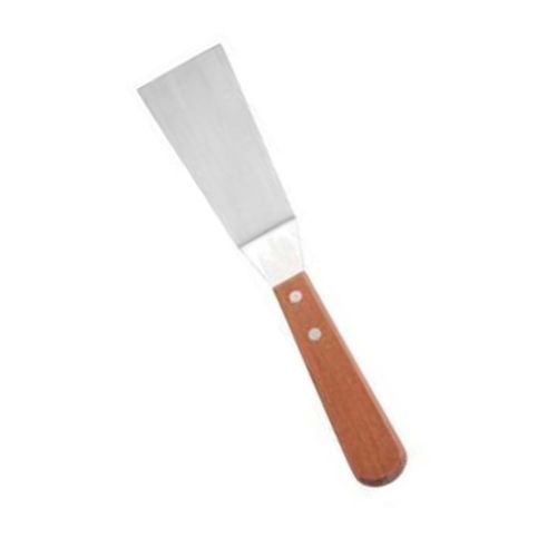 1 pc winco grill spatula tn165 blade 5.5&#034; x 2.5&#034; wooden handle new for sale