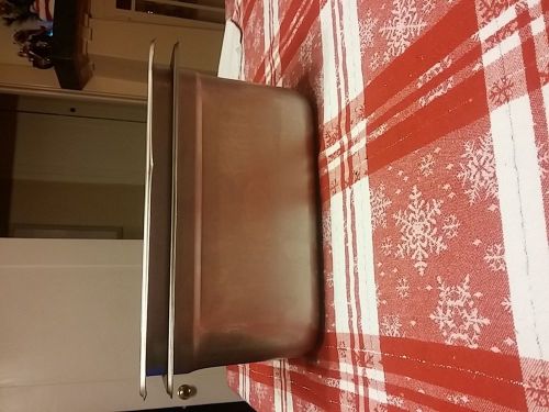 Lot of 2 winco steam table pan, 1/3 size x 6&#034; deep, 22 gauge s/s, anti-jamming for sale
