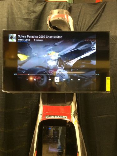 Indy car tub convrted to amazing entertainment center - functional art man cave for sale
