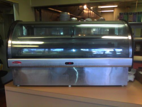 NEW, BakeMax BMCRD05 Counter-Top Curved Glass 49&#034; Refrigerated Display Case